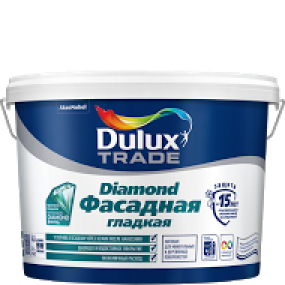 Dulux Trade Фасадная гладкая / Дулюкс Трейд Фасадная гладкая краска для фасадных поверхностей